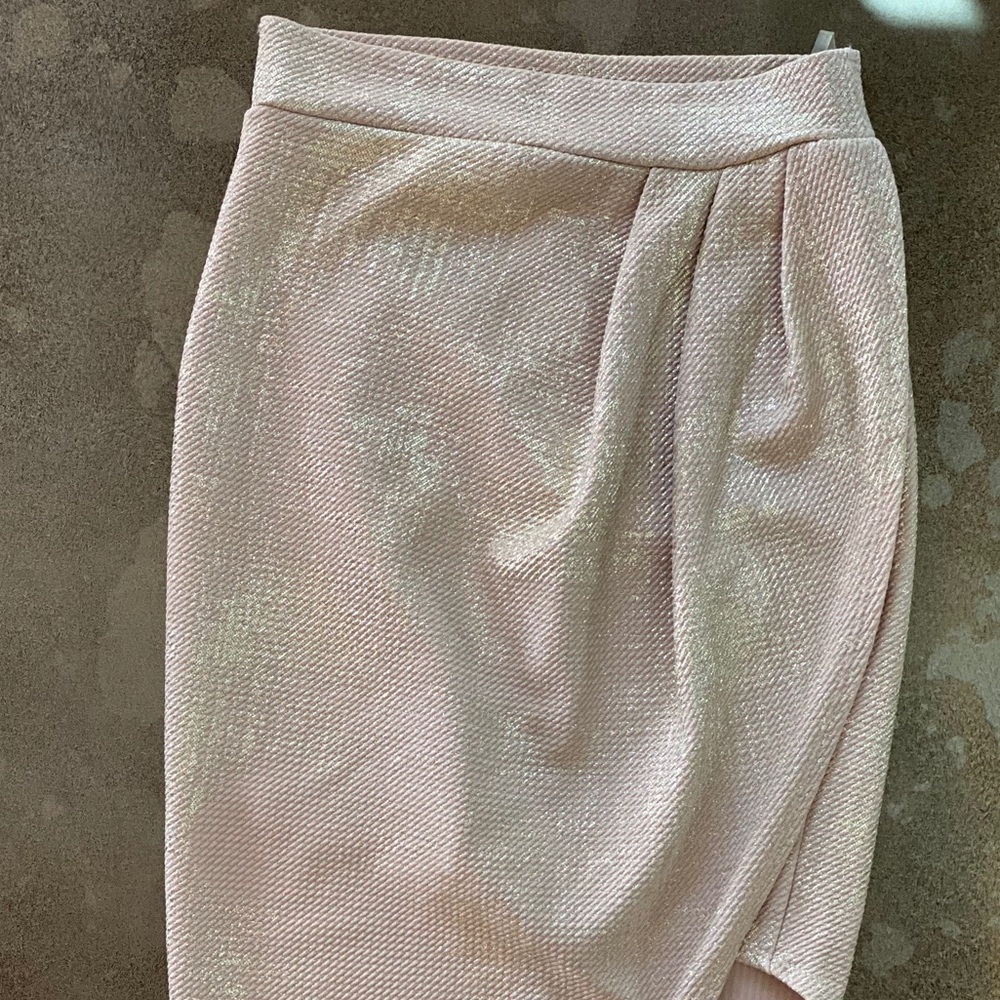 Gold A-Line Skirt